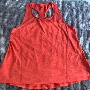 Reebok Bright Orange Racerback Speedwick Tank Top | Size L